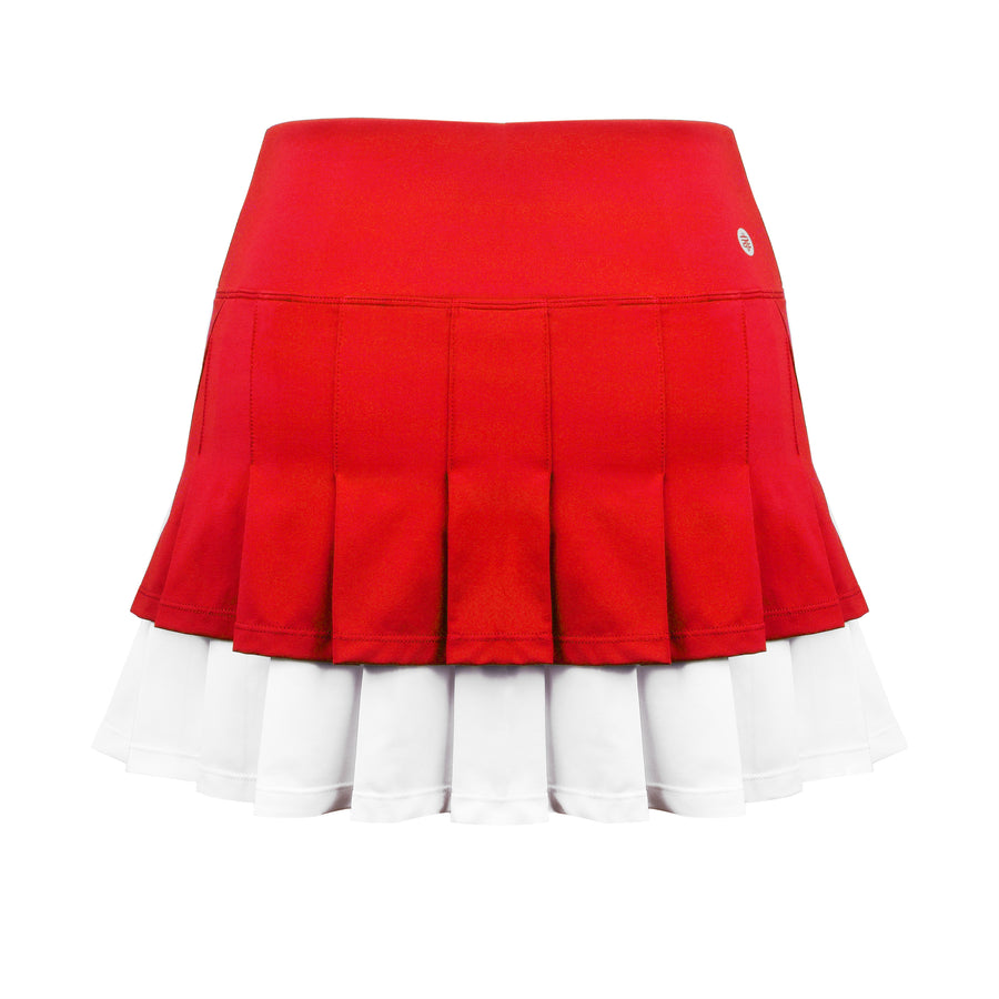 FLIRT-2 double-pleated skort